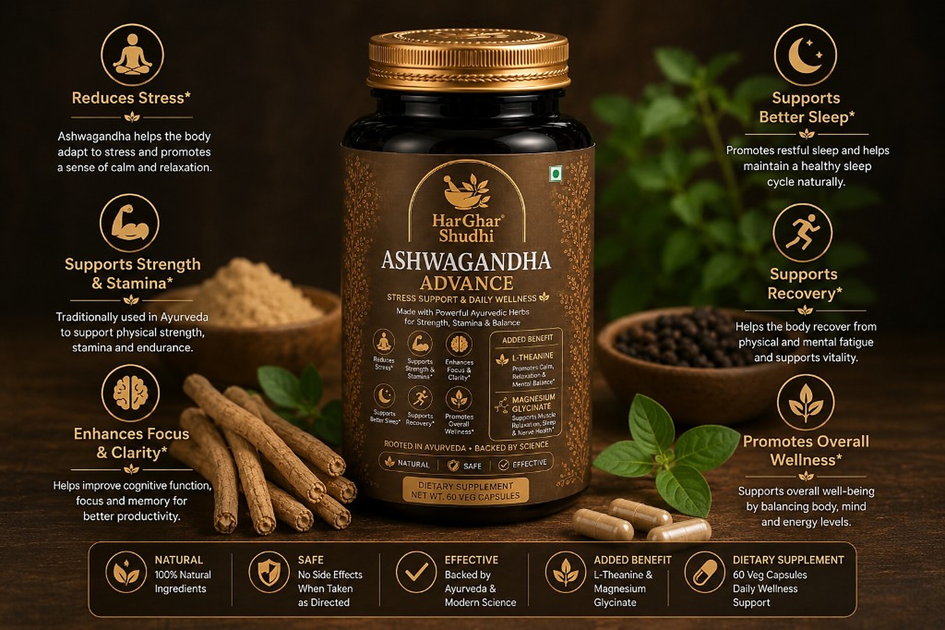 Ashwagandha Advance — key benefits